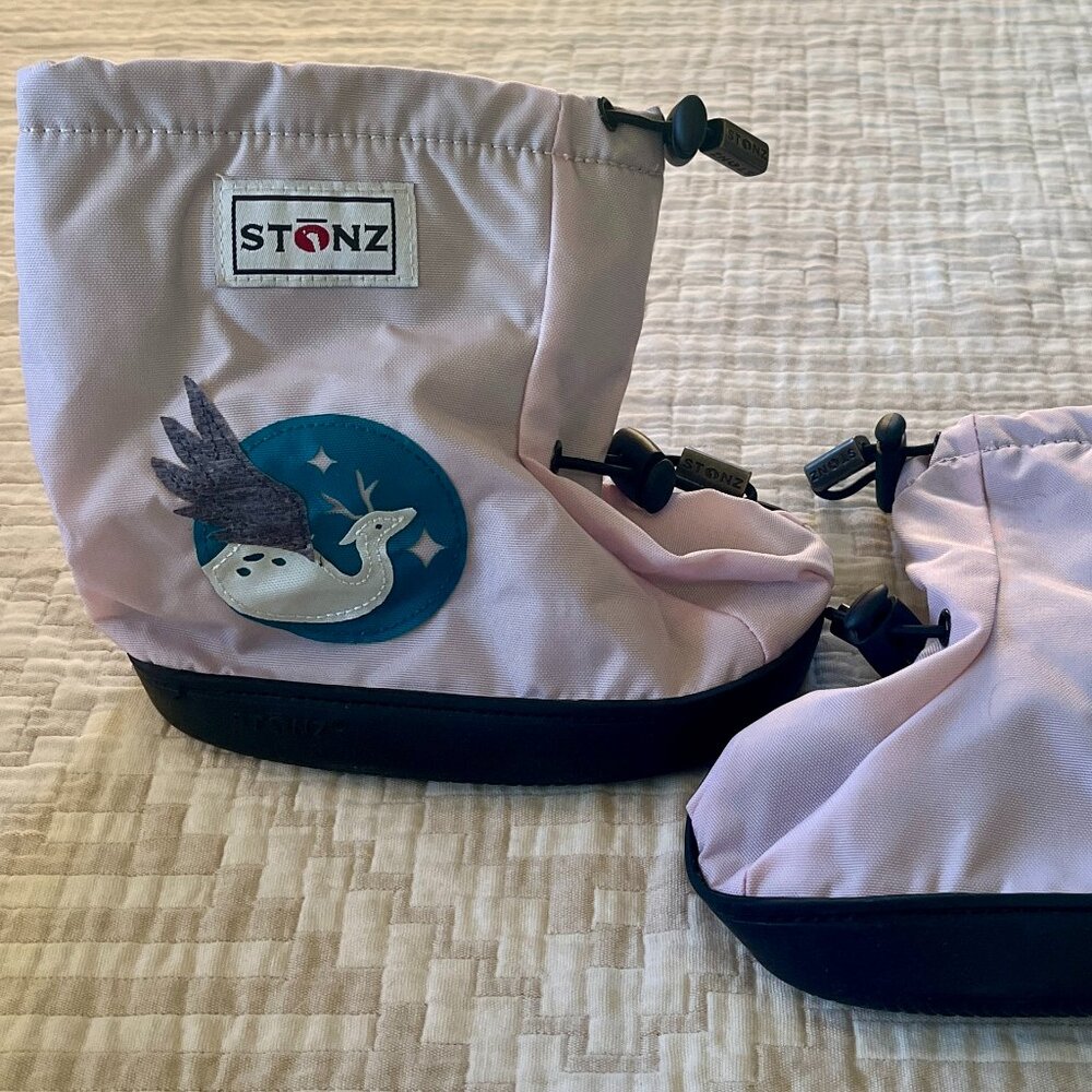 Stonz Waterproof Fleece Lined Toddler Booties - Magic Deer Pink